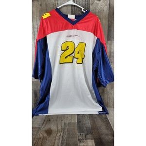Nascar #24 Autographed Jeff Gordan Dupont Motorsports Racing Shirt